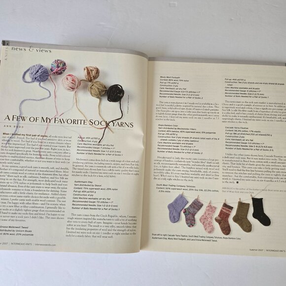 Interweave Knits Summer 2007 Magazine Featuring Knitting Patterns For Women & Ch - Picture 4 of 16